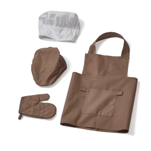 Apron Costume Set, Brown