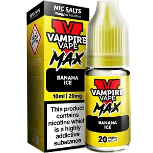 Banana ice Vampire Vape Max e-liquid 10ml