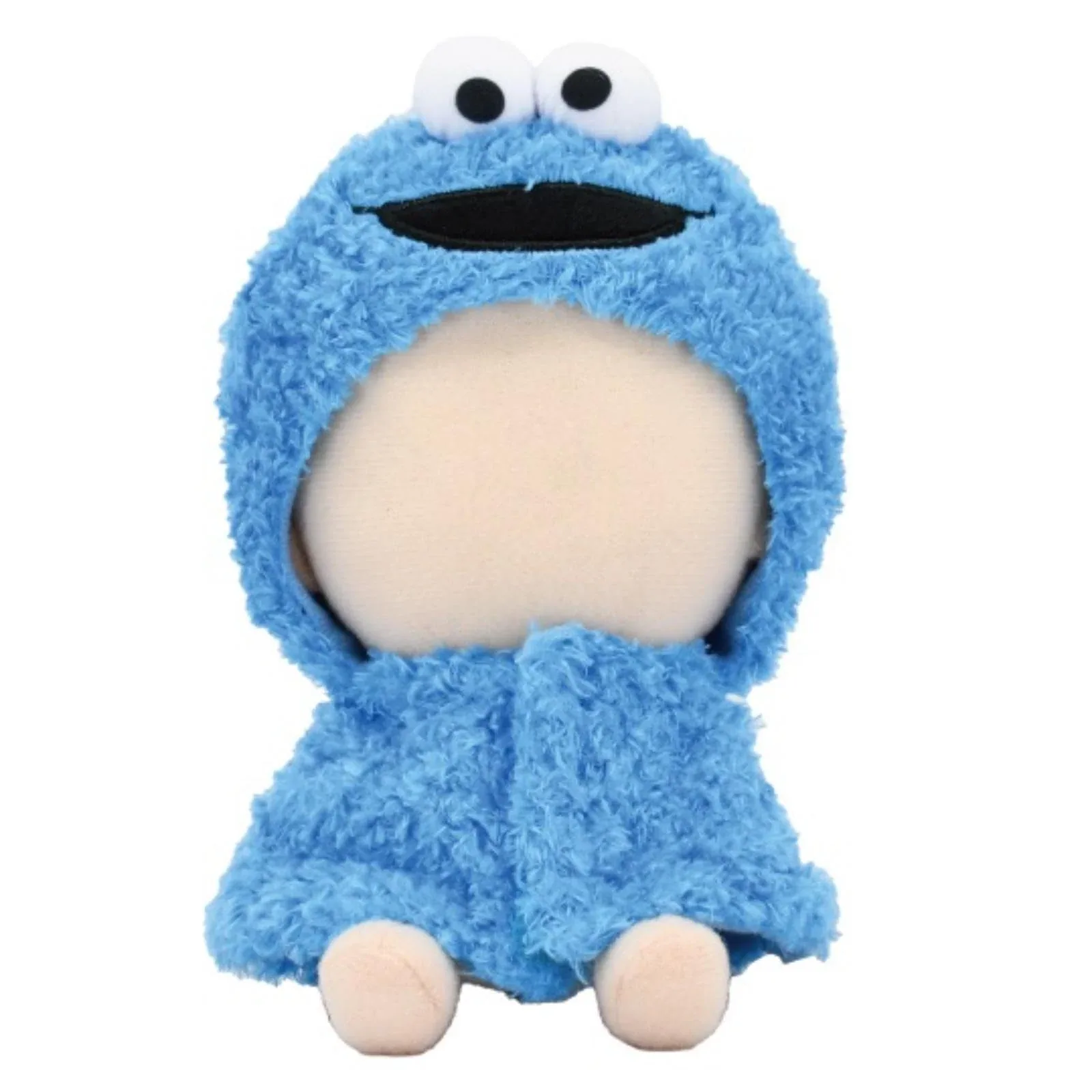 Bandai Namco Sesame Street Chibi Plush Poncho Cookie Monster Toy - Image 2
