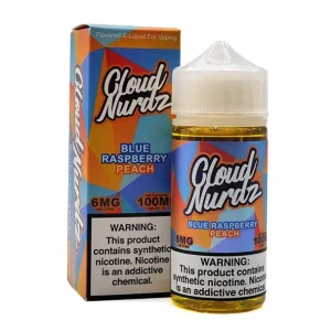 Blue Raspberry Peach - 6mg - Cloud Nurdz - 100mL