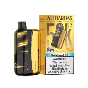 Blue Razz Ice - Alibarbar Swirl 50k Disposable Vape