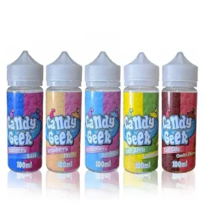 Candy Geek 120ml UK Made E-Liquid Vape Juice 70/30 VG/PG – Premium Flavour