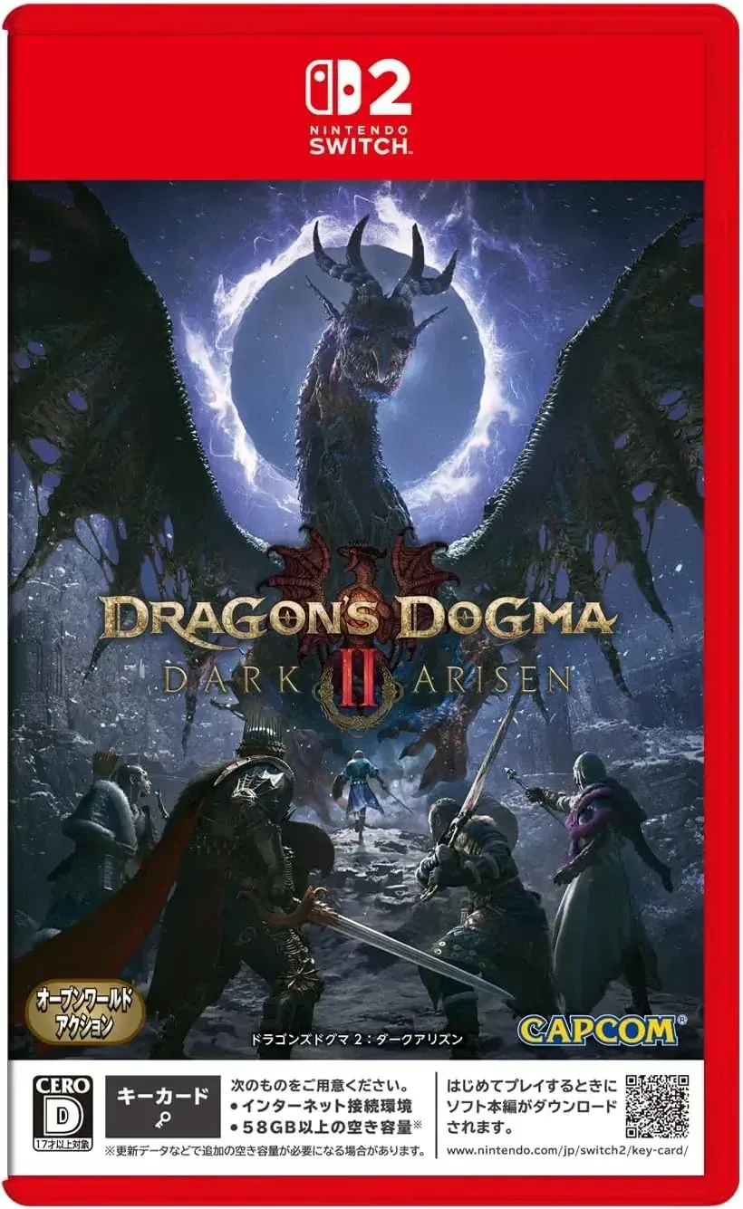 Capcom Dragons Dogma 2 Dark Arisen Switch2 DLC Bonus Code