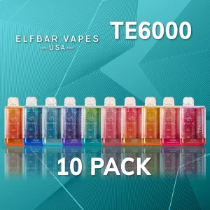EBCREATE TE6000 Disposable Vape 10 Pack