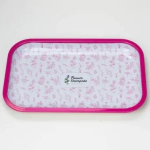 Flower Stampede Signature Floral Pattern Rolling Tray