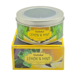 Goloka - Lemon & Mint Candle - 2.4oz