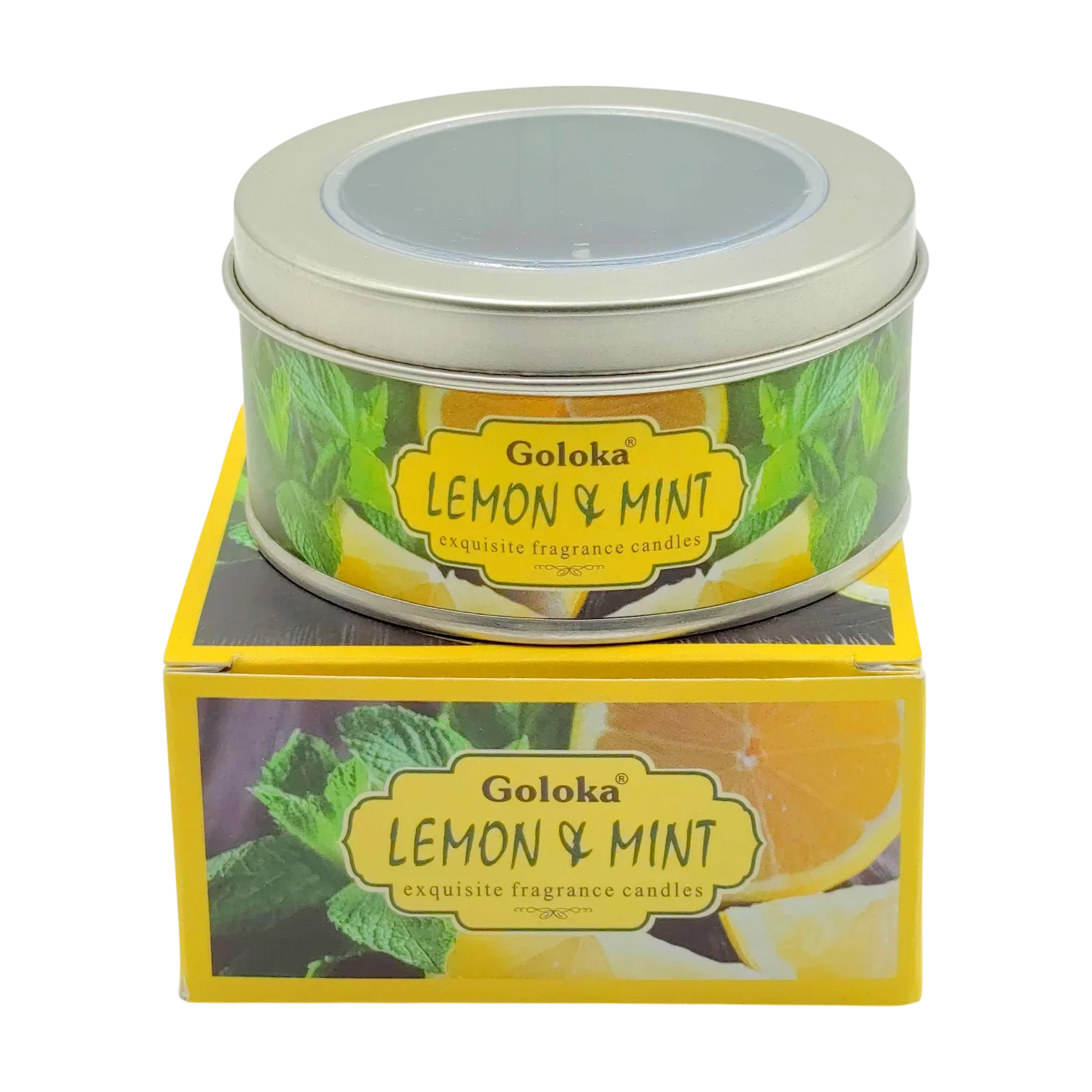 Goloka - Lemon & Mint Candle - 2.4oz