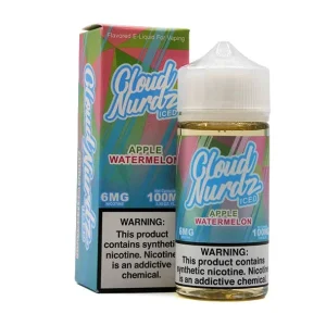ICED Apple Watermelon - 6mg - Cloud Nurdz - 100mL
