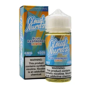 ICED Blue Raspberry Lemon - 6mg - Cloud Nurdz - 100mL