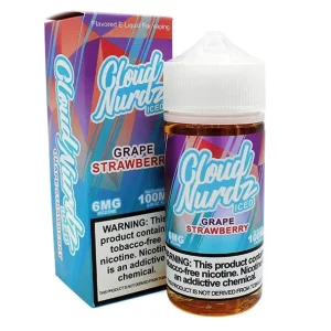 ICED Strawberry Grape - 6mg - Cloud Nurdz - 100mL