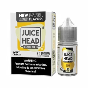 Juice Head Sweet Cream Dessert Salts E-juice 30ml - Eleaf Official Store