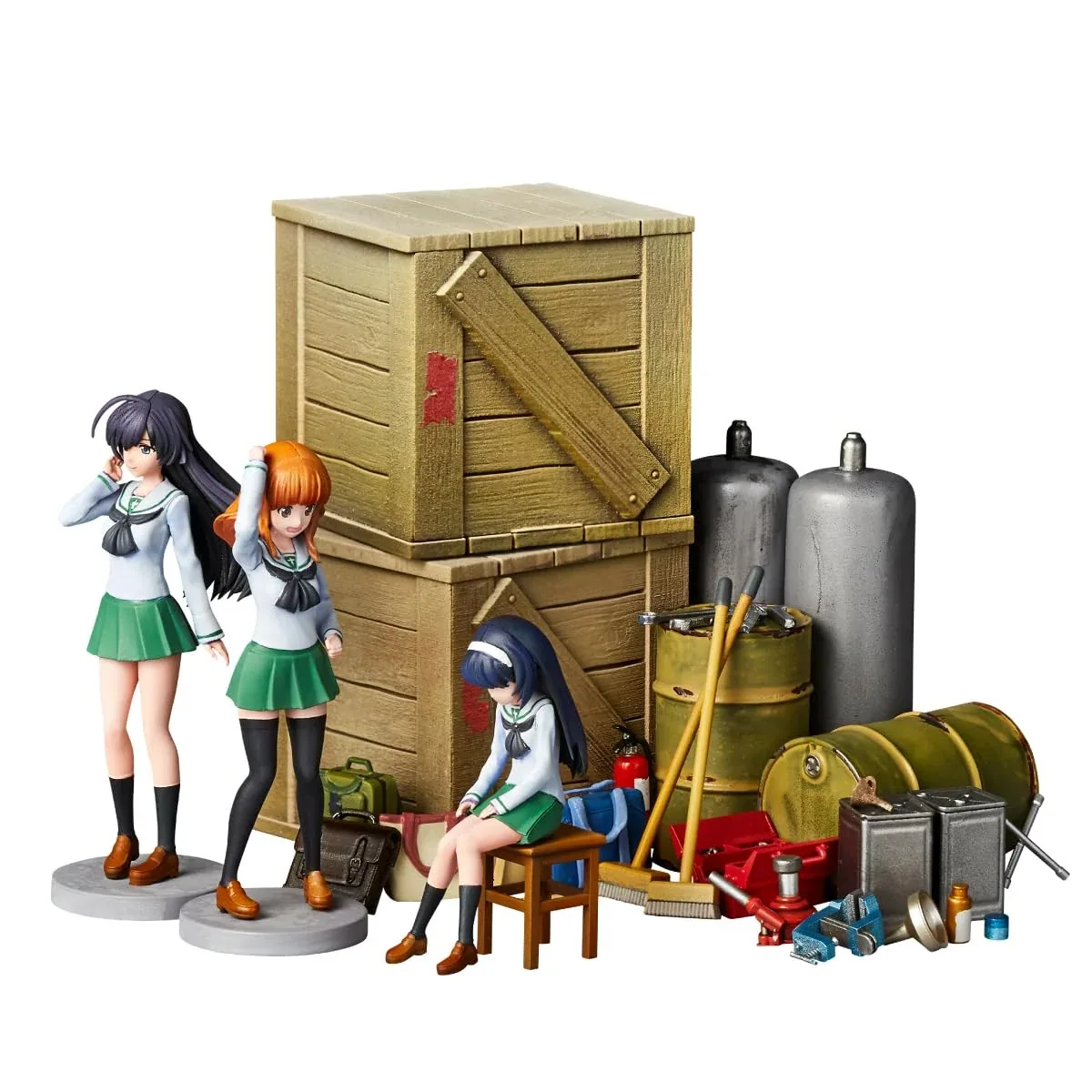 Kaiyodo Artpla Girls & Panzer Final Chapter 1/24 Scale Model Kit Unpainted