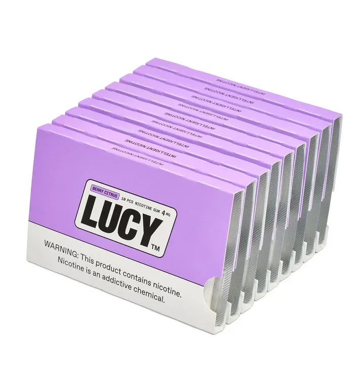 Lucy Berry Citrus Nicotine Gum (10 Pack)