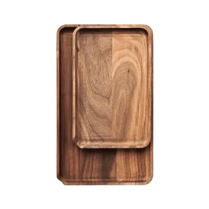 Marley Natural Wooden Rolling Tray w/ Scraper