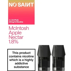 McIntosh apple nectar NO SAINT pods 2 pack