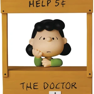 Medicom Toy UDF No.619 Peanuts Lucy 120mm Figure with Psychiatric Help Stand