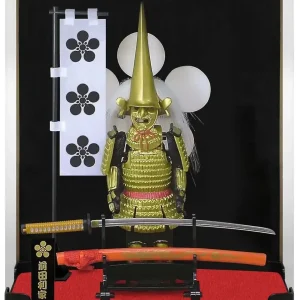 Meister Japan Sengoku Warrior Armor Figure Maeda Toshiie with Sword and Case