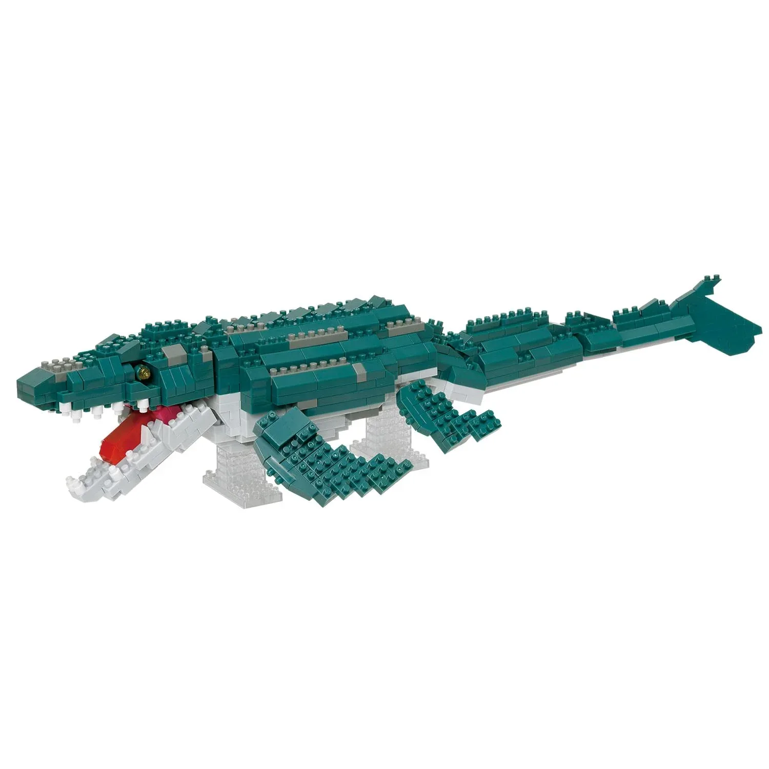 Nanoblock Dino Series: Mosasaurus Model 6.5x12.5x32cm NBM-053 - Image 2