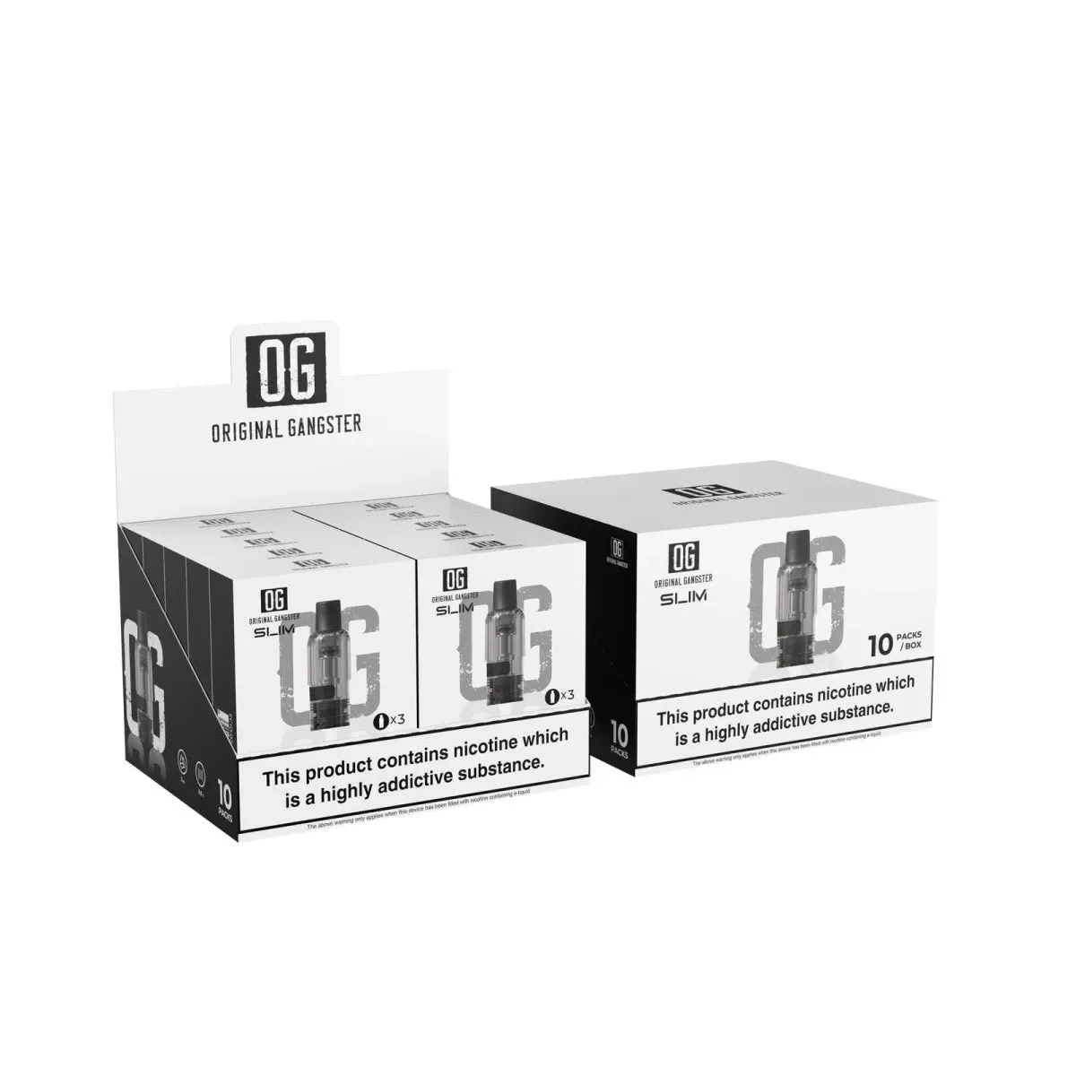 Original Gangster OG Slim Replacement Pods – Pack of 3