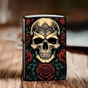 Phantasm Skull Iron Lighter Case