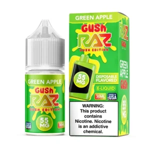 Pod Juice X RAZ Gush Green Apple Salt E-juice 30ml - Eleaf Official Store