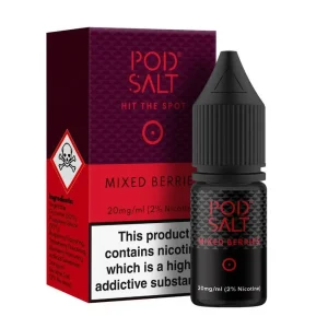 Pod Salt Mixed Berries Nic Salt 10ml Pack of 5