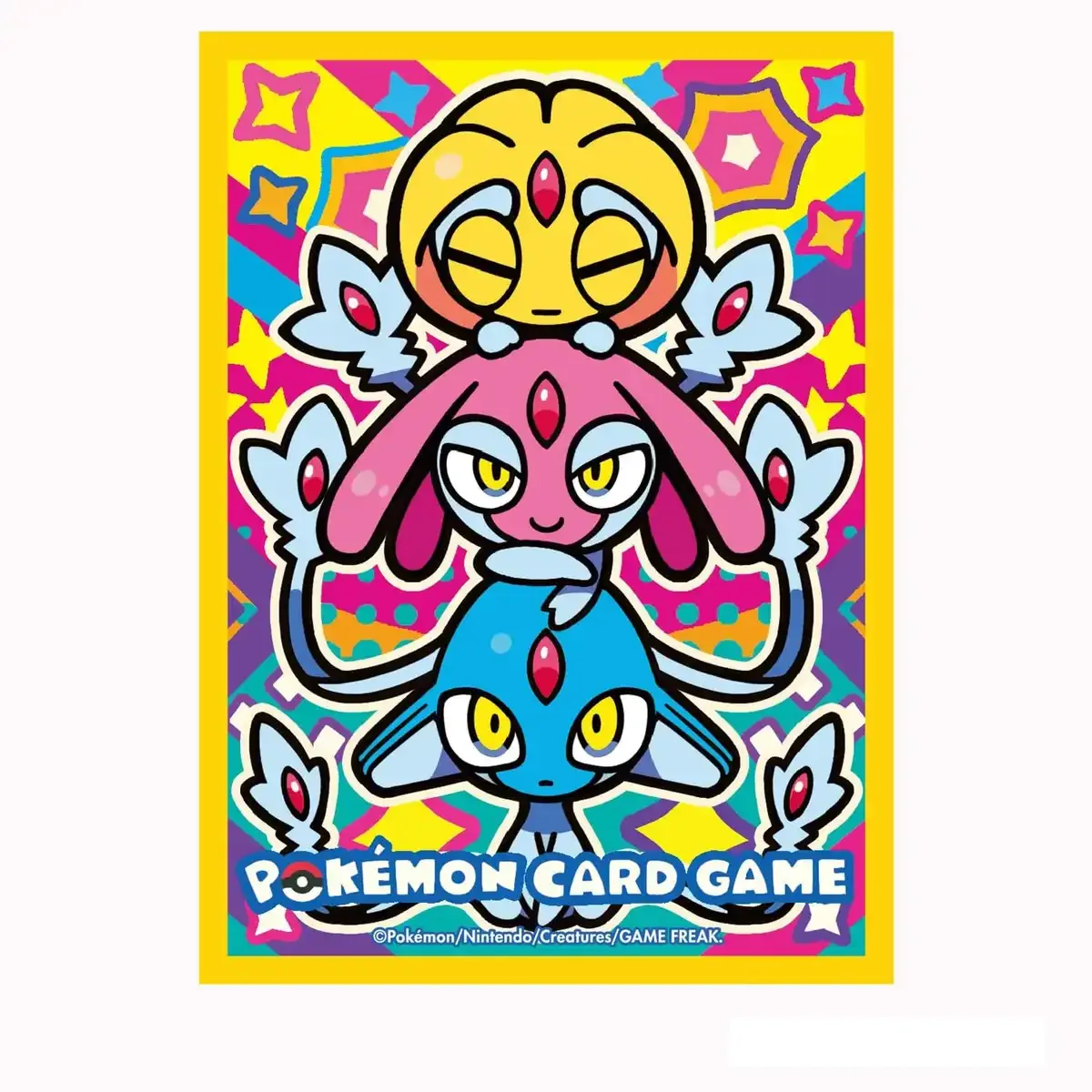 Pokemon Center Original Card Sleeves Colorful Triple Uxie Mesprit Azelf Set