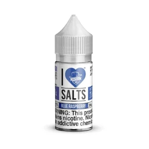 I Love Salts Blue Raspberry 30ml Nic Salt Vape Juice - 25MG