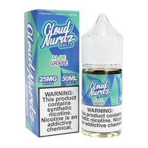 Cloud Nurdz Aloe Grape TFN Salt Vape Juice 30ml - 25MG