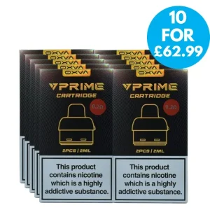 Box Of 10 – Oxva Vprime Replacement Pods 2ml Multipack