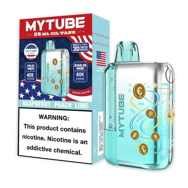 Raspberry Peach Lime - MyTube Ultra 60k Disposable Vape