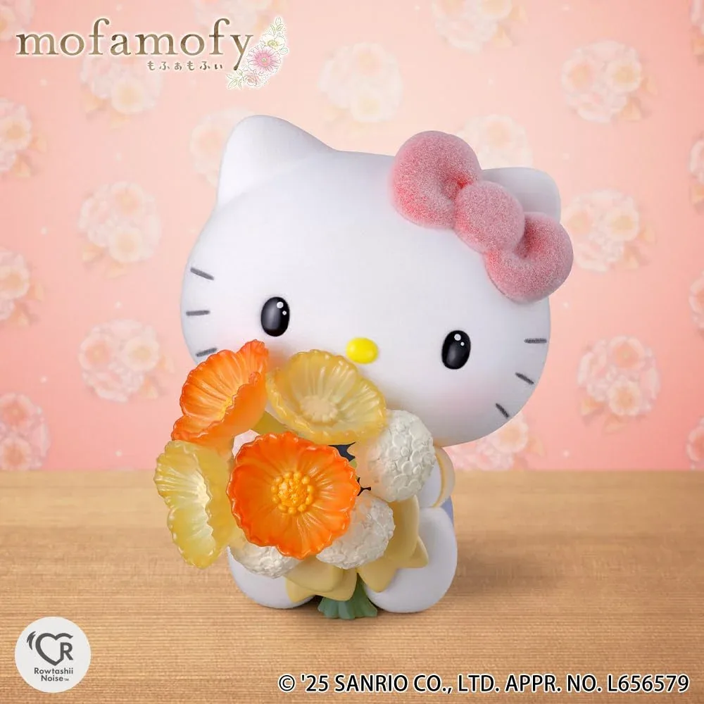 Rowtashii Noise Mofamofy Sanrio Hello Kitty 90mm PVC Figure Collectible - Image 2