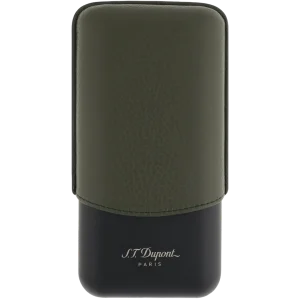 S.T. Dupont Triple Cigar Case – Khaki Matte Grained