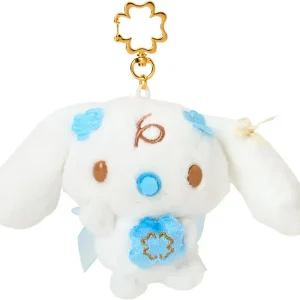 Sanrio Cinnamoroll Mascot Holder Light Blue Clover Charm