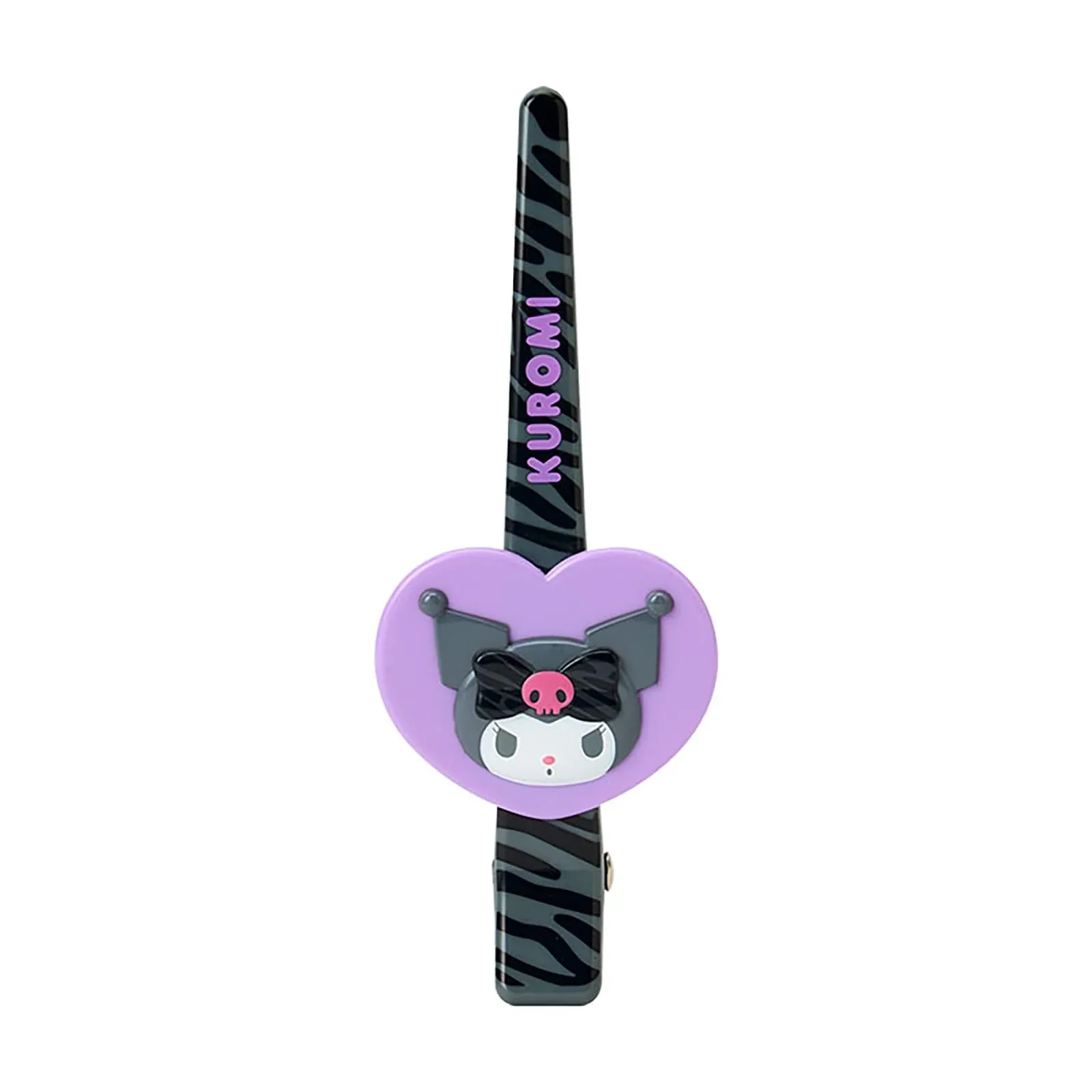 Sanrio Kuromi Long Hair Clip Monotone Animal Design Abs Steel Ages 3+