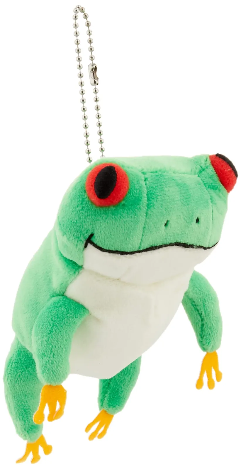 Shinada Global Mochi Series Plush Frog Mochikaeru Green Mini 7x5x14cm Mokr-0088G