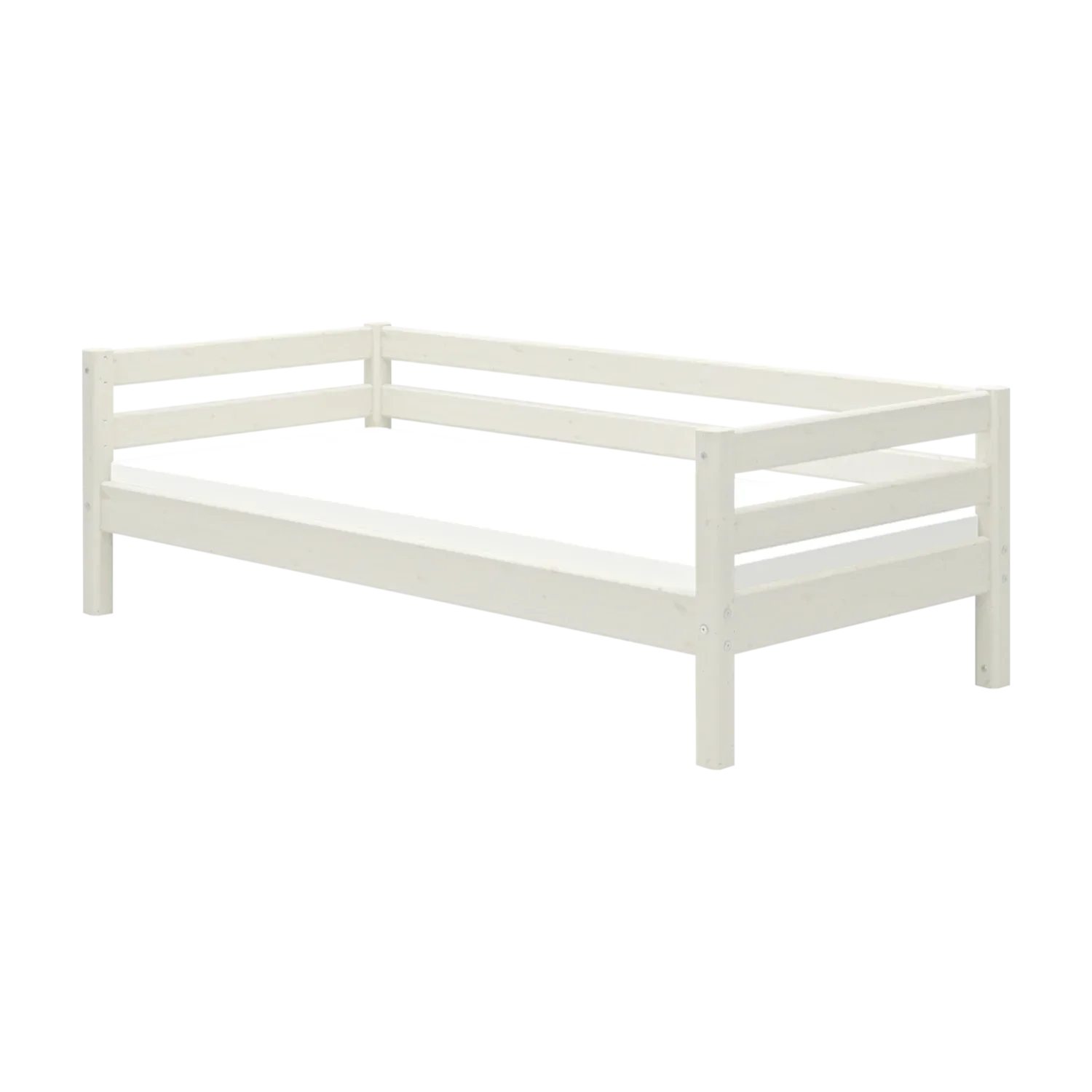 Single Bed, 90x200 cm, White