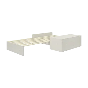 Sofa Module for High Bed 184 cm, 77x180 cm, White