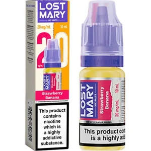 Strawberry banana Lost Mary Nic Salts e-liquid 10ml
