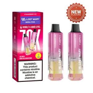 Strawberry Ice - Lost Mary Nera Fullview 70k Disposable Vape Pod