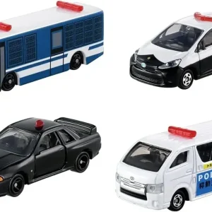 Takara Tomy Tomica Police Vehicle Set Toy Cars for Kids 3+