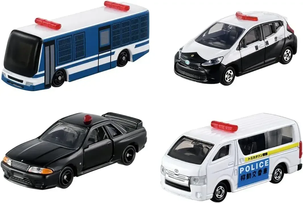 Takara Tomy Tomica Police Vehicle Set Toy Cars for Kids 3+
