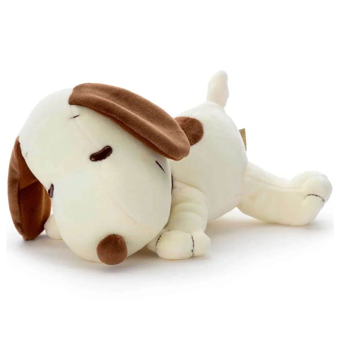 Takaratomy Arts Peanuts Cacao Snoopy Plush Toy S White Milk 20cm