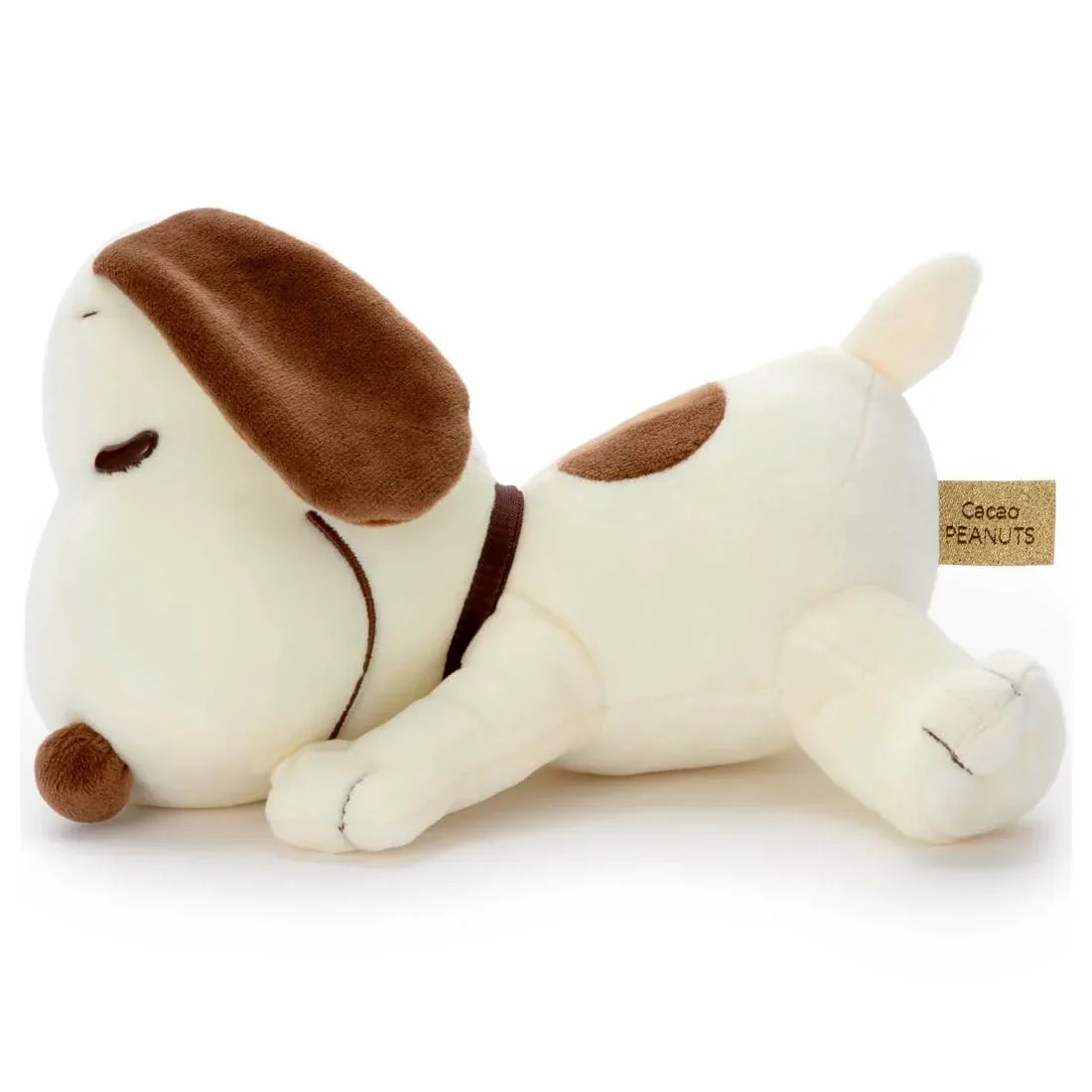 Takaratomy Arts Peanuts Cacao Snoopy Plush Toy S White Milk 20cm - Image 2