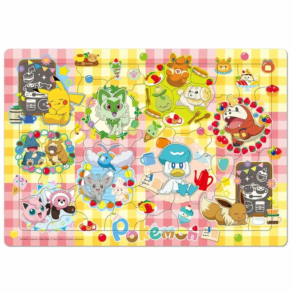 Tenyo Pokémon Snack Time Puzzle 60-Piece Kids Puzzle Ages 4-7