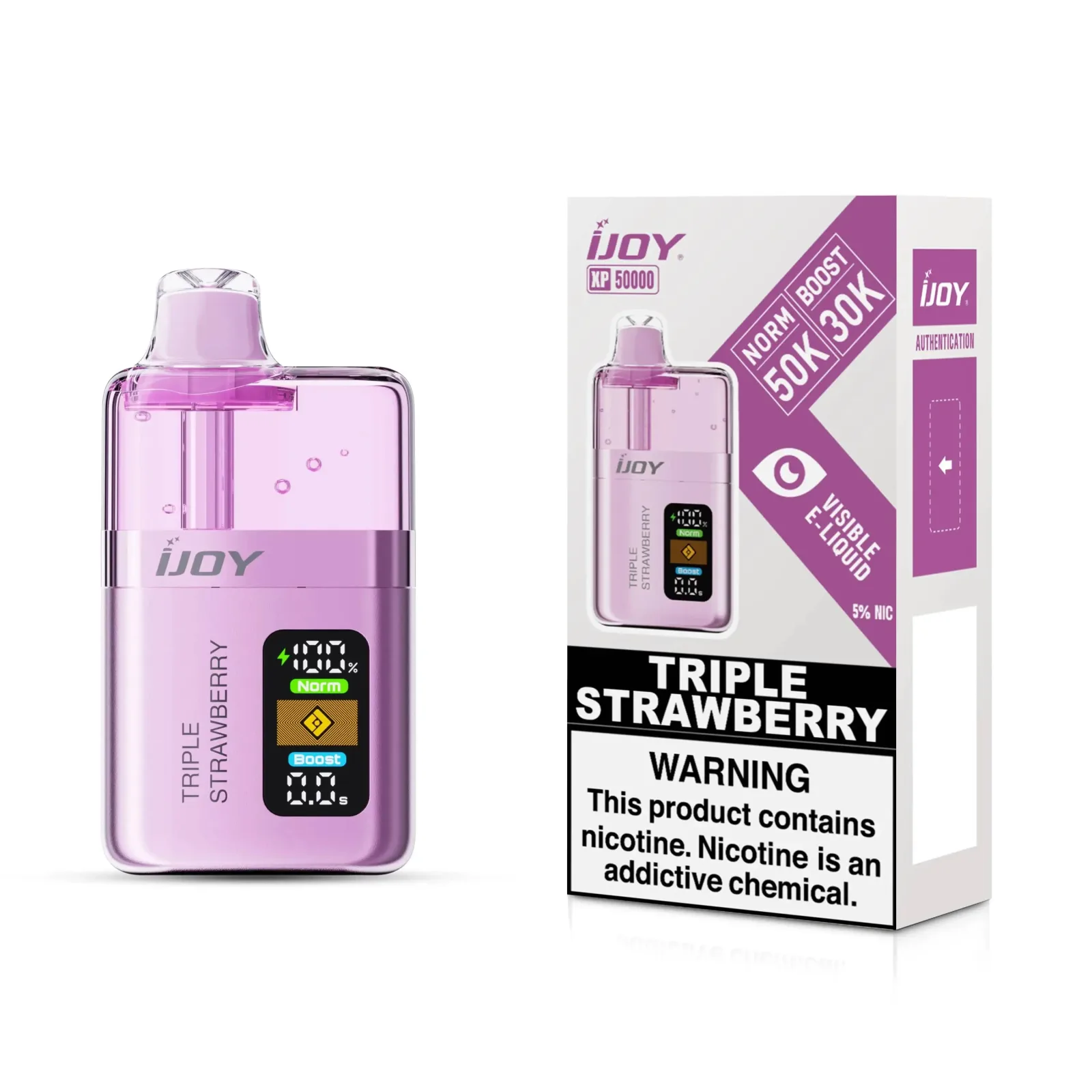 Triple Strawberry - iJoy XP50000 Disposable Vape