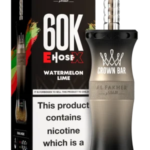 Watermelon Lime Al Fakher Crown Bar E Hose X 60k